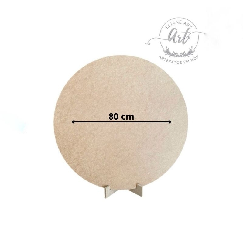 kit painel com suporte 80x80 , 6 mm em mdf cru ideal para decorações