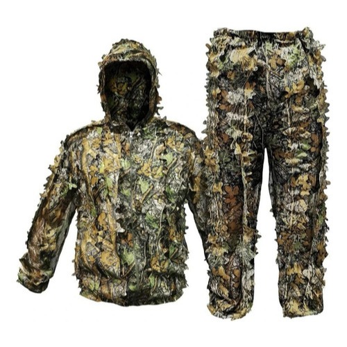 Roupa Camuflada Traje Ghillie Suit Sniper Caça Airsoft Pesca