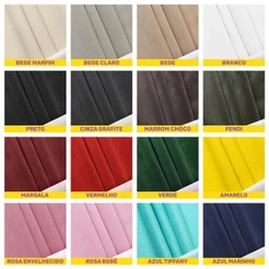 Tecido Veludo Suede Liso Para Estofados Diversas Cores 5m X 1,4m