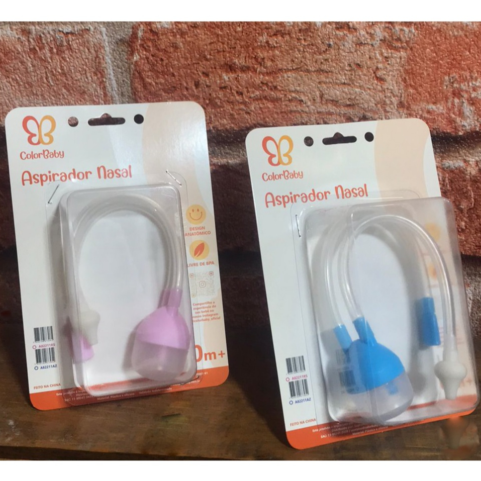 Aspirador Nasal ColorBaby - Conforto e Cuidado para o Seu Bebê