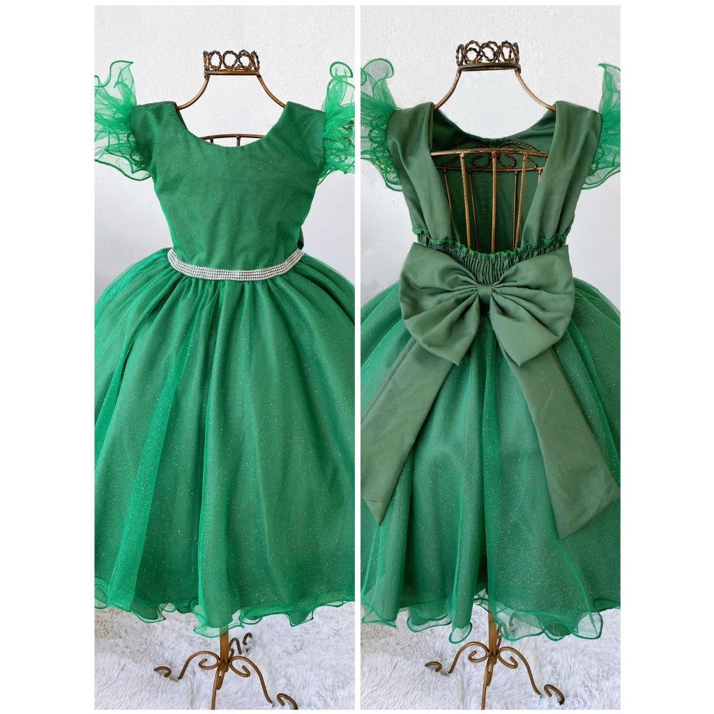 Vestido Festa Verde Bandeira - Comprar com Melhor Preço em Vestidos de Casamento