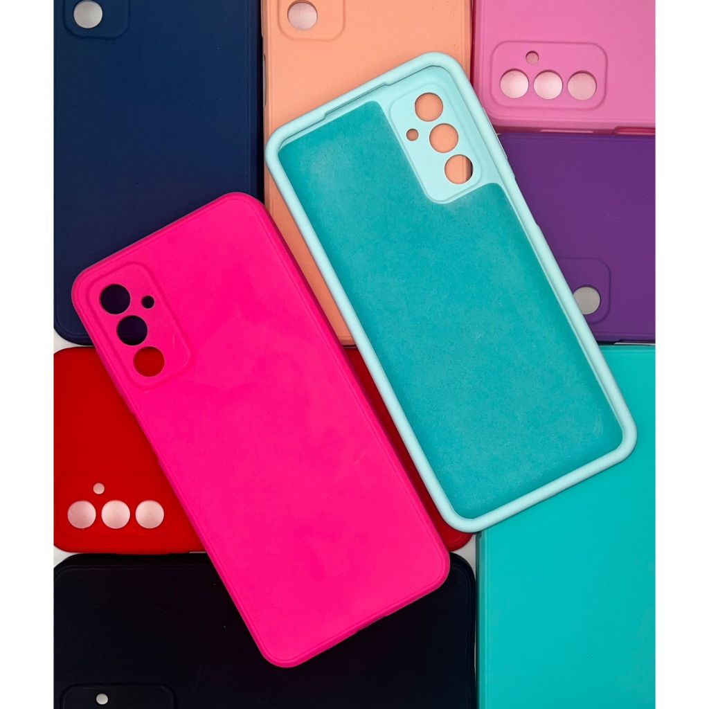 Capa Protetora Samsung Galaxy M13 Silicone  Proteção de Câmera Interior Aveludado Macia TPU Premium em Oferta na Shopee