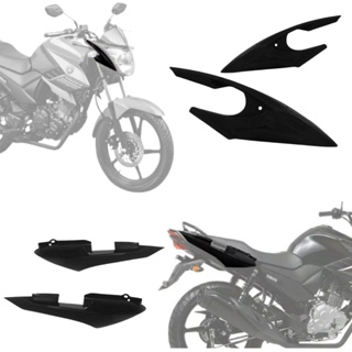 Par carenagem lateral do farol bananinha e rabeta lateral moto Yamaha Fazer 150 2014 a 2021 em Oferta na Shopee