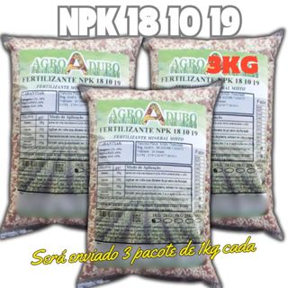 Fertilizante Npk 18 10 19 3kg Para Coqueiros E Frutiferas em Oferta na Shopee