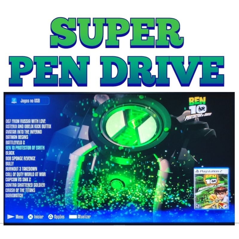 PEN/DRIVE PARA OPL PLAY/2+TEMA em Oferta na Shopee
