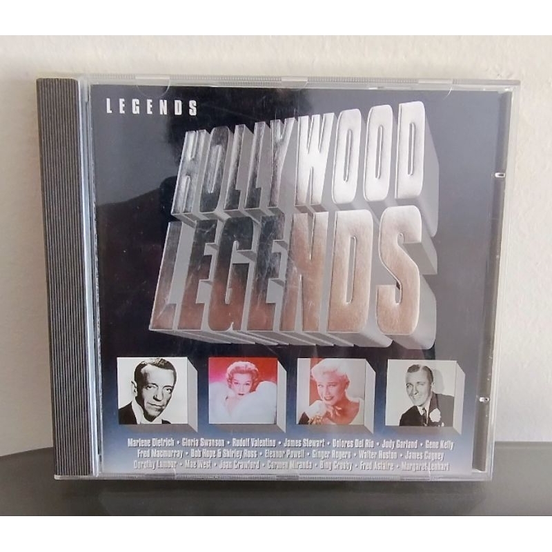 CD Hollywood Legends - trilhas com Gloria Swanson Bing Crosby Carmen Miranda Marlene Dietrich