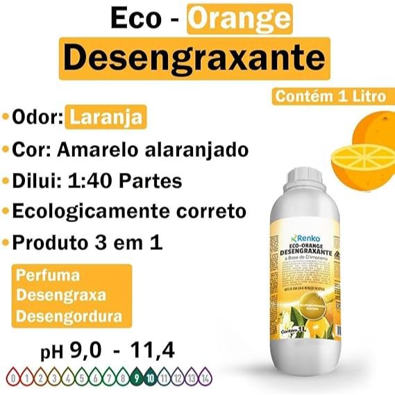 Desengraxante Eco Orange (nova embalagem) 1 Litro