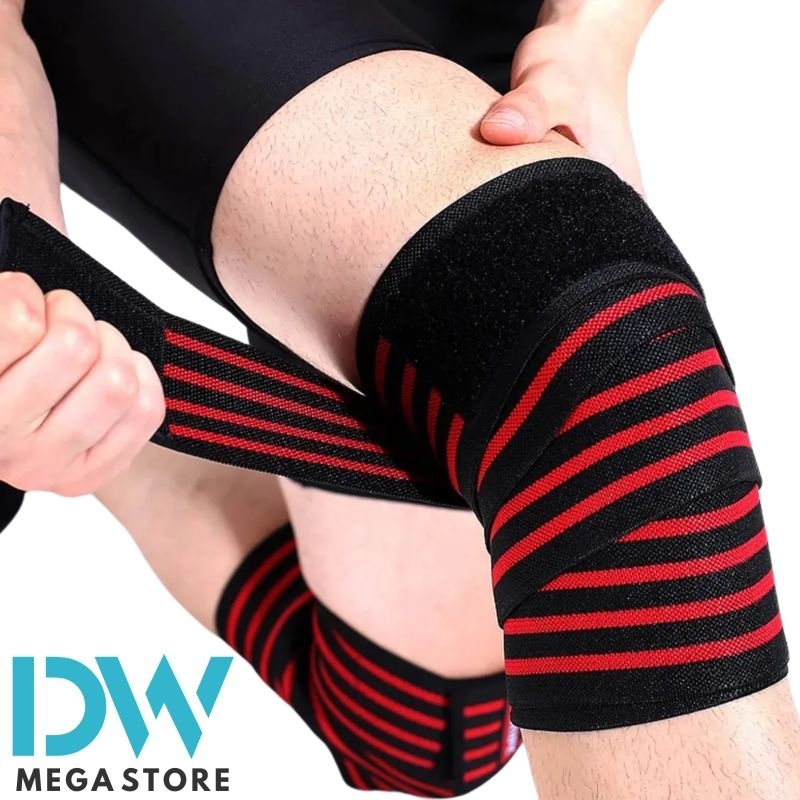 Faixa Joelheira Cotoveleira Ortopédica Agachamento Musculação Crossfit Regulável Alta Compressão