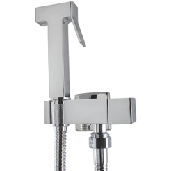 Ducha Intima Chuveirinho Higiênico Quadrada Metal Luxo