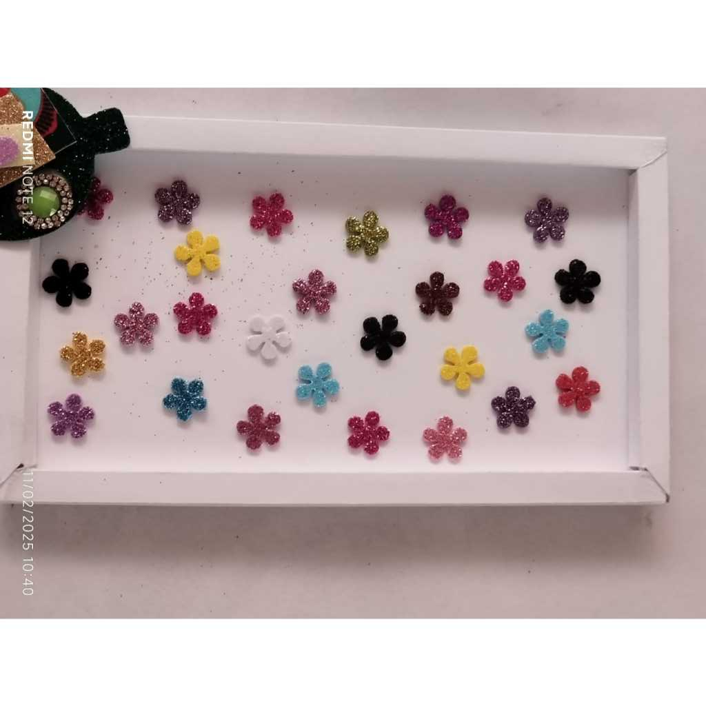 APLIQUE EVA BOLO FAKE FLOR HELICE 1,5 CM)