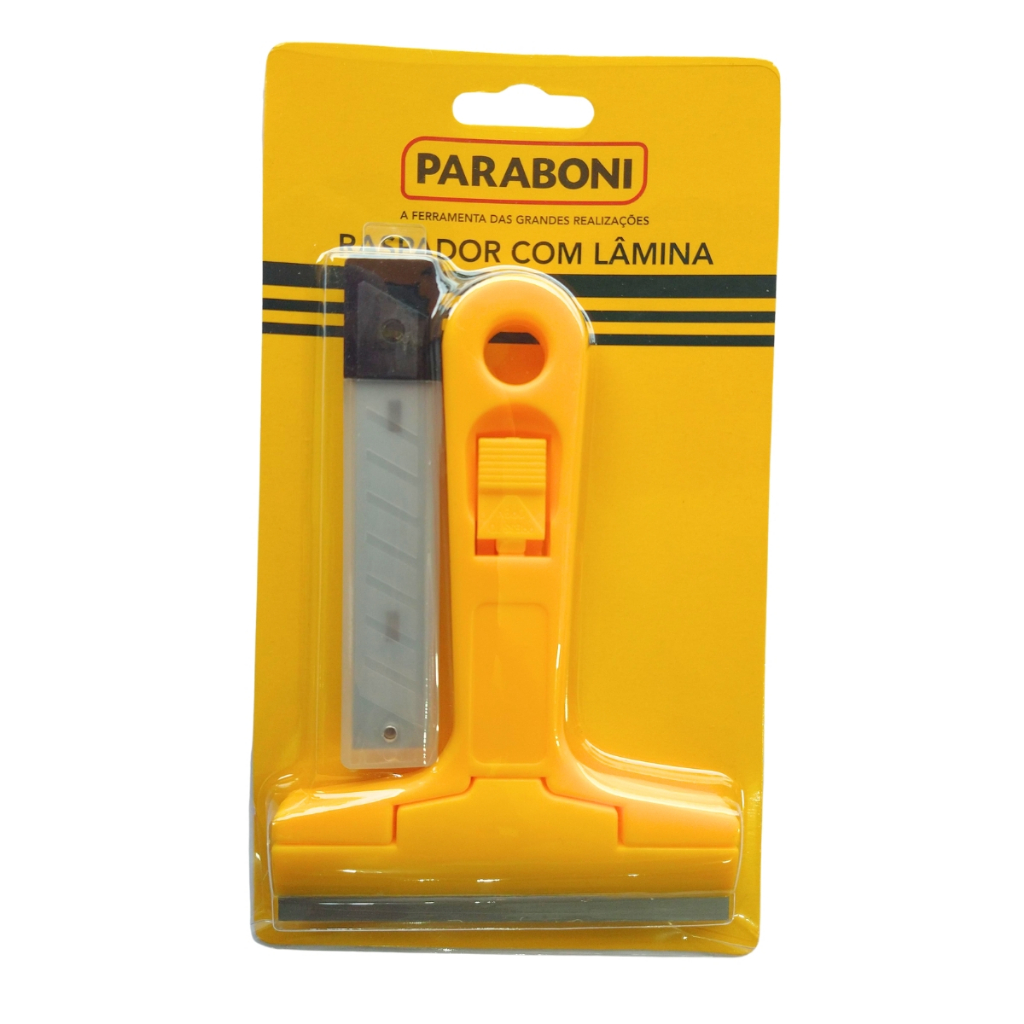 Raspador Plano Tintas Piso Vidro Cerâmica Azulejo + 10 Laminas