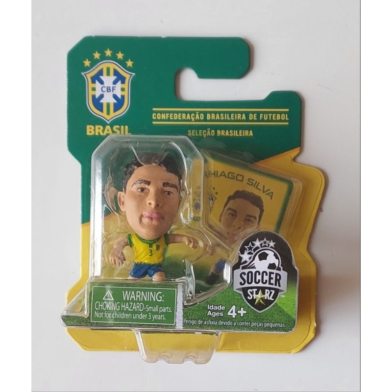 mini craque thiago silva - soccer starz - seleção brasileira de futebol - copa 2014