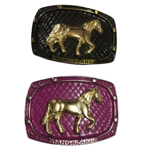 Fivela Country Cavalinho Menino e Menina para Cinto Cowgirl Cowboy