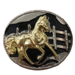 Fivela country cavalo unissex cowboy cowgirl para cinto infantil