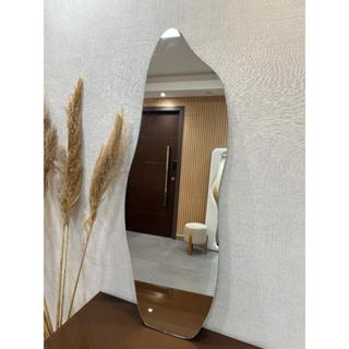 Espelho Orgânico 115cm x 40cm Pinterest Polido lançamento Quarto Sala Banheiro Salão em Oferta na Shopee