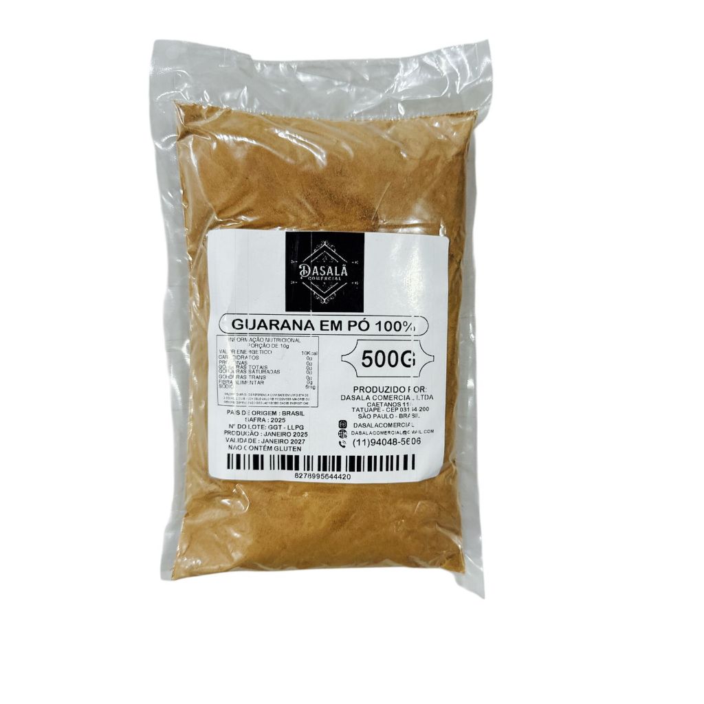 Guaraná Em Pó Puro Premium
