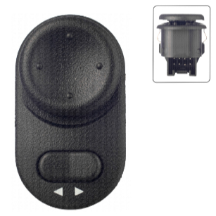 INTERRUPTOR DO ESPELHO RETROVISOR ELETRICO GM ASTRA 99/11 CORSA HATCH/ SEDAN 02/12 MERIVA 02/12 MONTANA 02/10 VECTRA 97/
