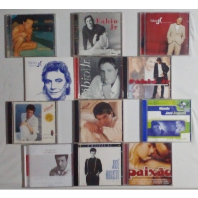 CD Fábio Júnior Wando José Augusto Álbuns De Sucessos Original Gravadora Á Ecolha