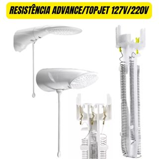 Resistência Advanced Top Jet Chuveiro Lorenzetti 220V (7500W) - 127V (5500W) em Oferta na Shopee