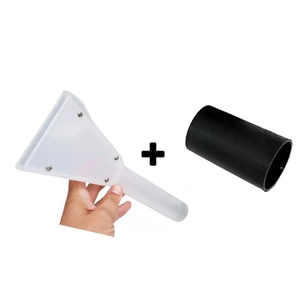 Bico Bocal Extratora Aspirador Sem Gatilho Universal 38 a 32mm Com Adaptador Grátis