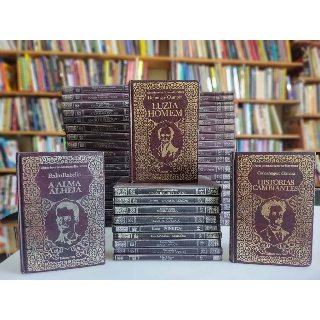 Coleção Obras Imortais da Nossa Literatura - Títulos Clássicos - Capa Dura - Editora Três