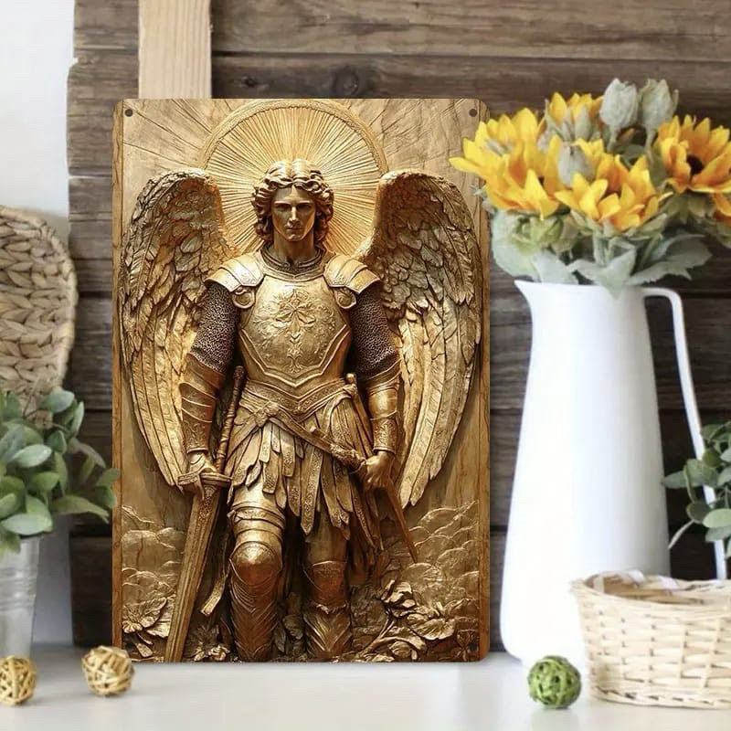 Quadro Decorativo Sala São Miguel Arcanjo Proteção em Oferta na Shopee