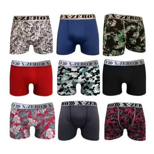 Kit 12 Cuecas Boxer Box Microfibra Kit c/ 12 / 6 / 3 unidades