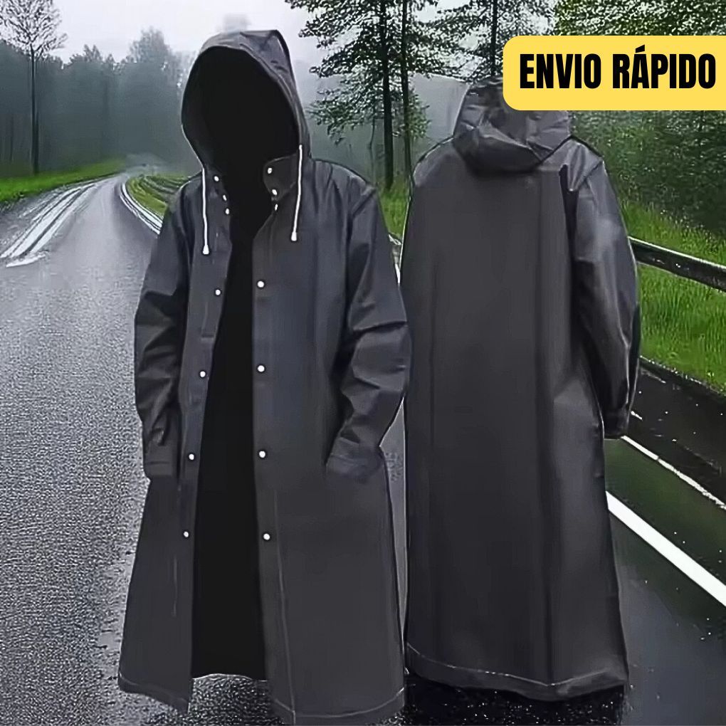NOVA Capa de Chuva Impermeável Longa e Portátil Tamanho G - Leve, Dobrável,l e Resistente Motociclistas, Trabalho em Oferta na Shopee