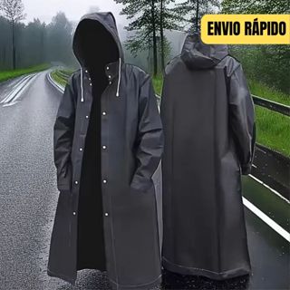 NOVA Capa de Chuva Impermeável Longa e Portátil Tamanho G - Leve, Dobrável,l e Resistente Motociclistas, Trabalho em Oferta na Shopee