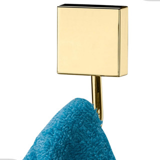 Suporte Gancho para Parede Banheiro Porta Toalha Dourado Future