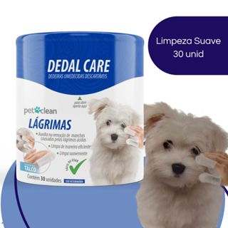 Pet Clean Dedal Care Limpa Lágrimas Ácida 30unid Limpa  ao Redos dos Olhos para Cães em Oferta na Shopee