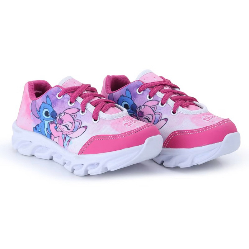 Tênis com Luzinha Leve Pink Infantil Confortável Lançamento Luz Lançamento Sonic Menina Menino