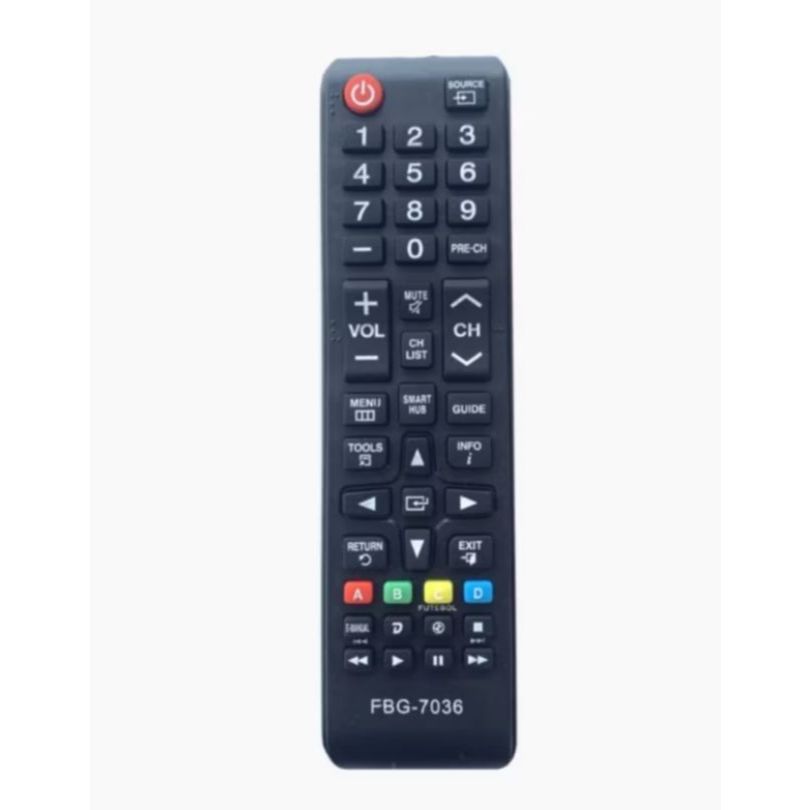 Controle Para Tv Samsung— 7036 Compatível Smart Hurb Universal