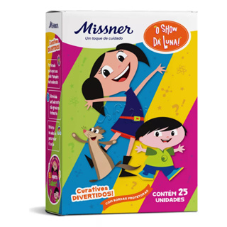 Curativo Divertido Show da Luna Infantil Missner com 25 Unid  1 Caixas em Oferta na Shopee