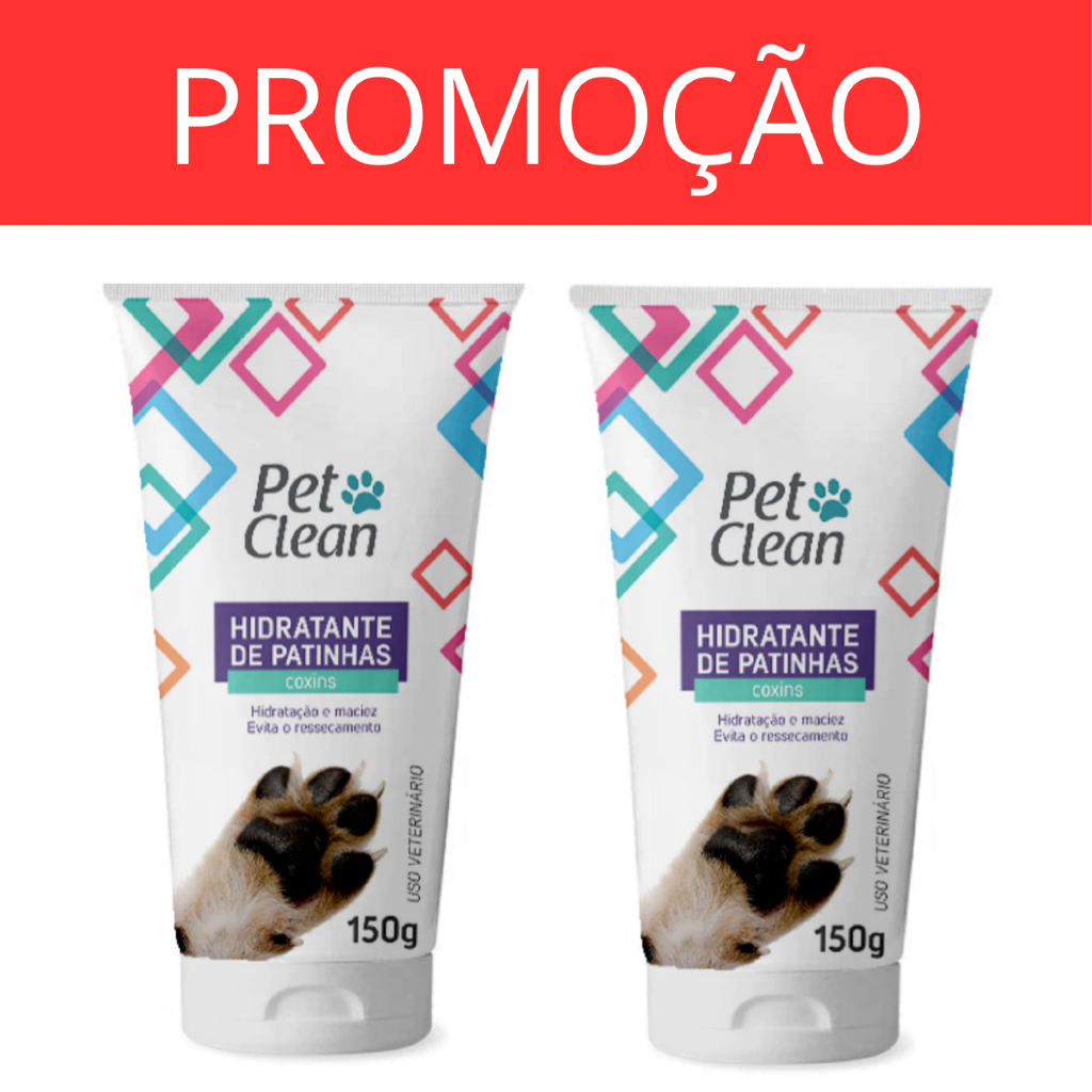 Hidratante de Patinhas Patas Cachorro Gatos Pet Clean 150g