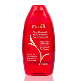 Óleo Corporal Muriel Rosa Mosqueta com Colágeno 100 ml em Oferta na Shopee
