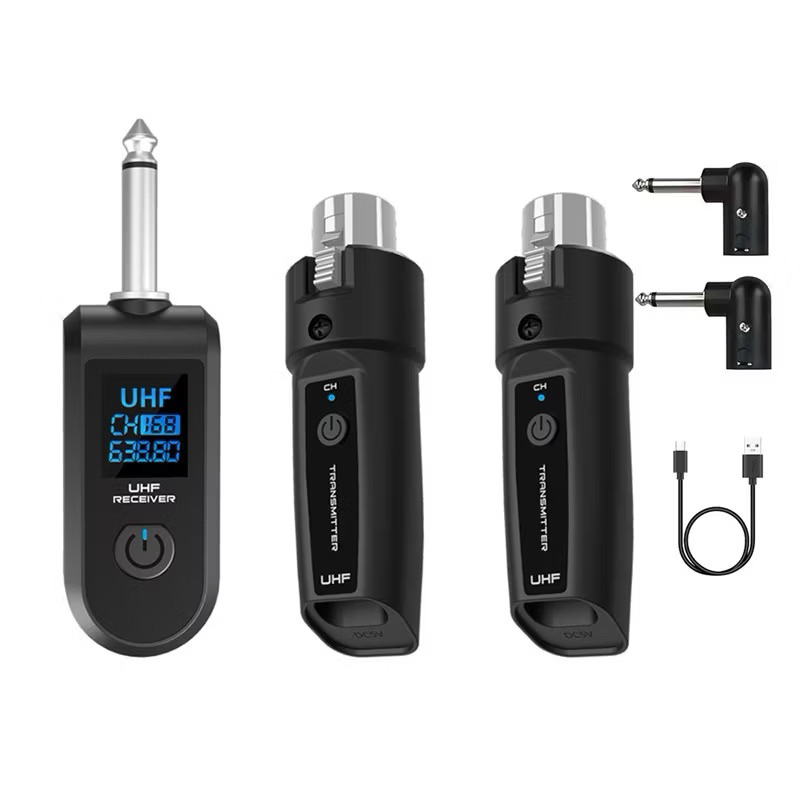 Transmissor e Receptor Sem Fio Para Microfones Com Fio e Instrumentos em Oferta na Shopee
