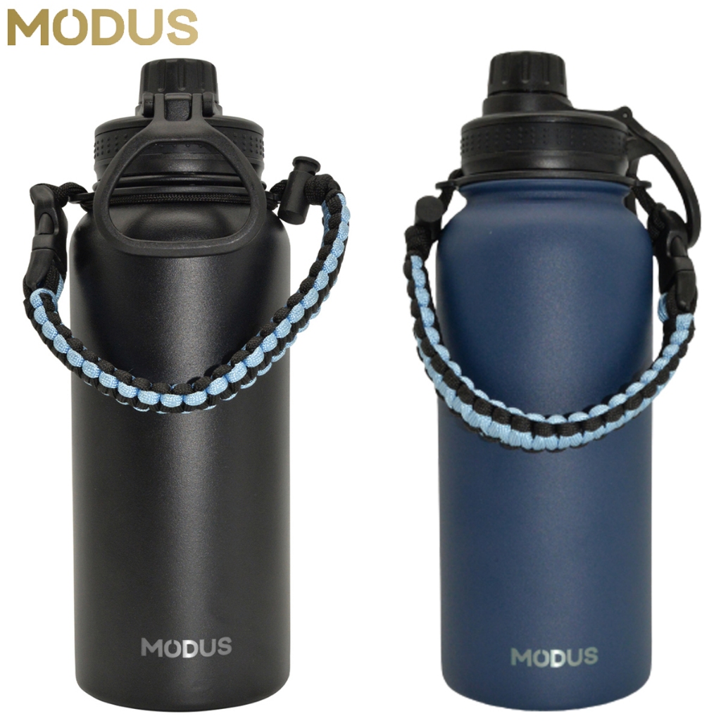 MODUS 1000ML Garrafa Térmica Aço Inoxidável Com Alça Paracord - Home & Living