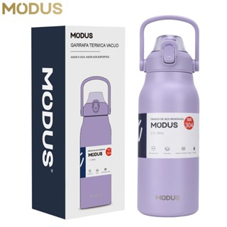 MODUS Garrafa Térmica de Viagem Inox 1700ml Água Com Canudo