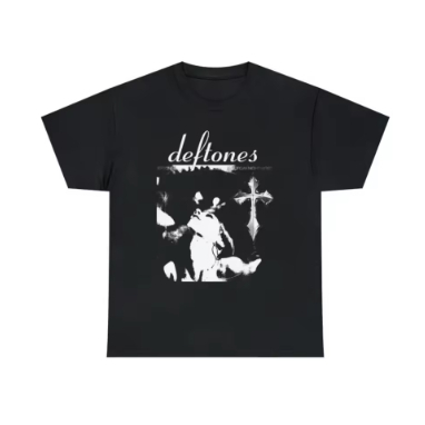 Camiseta Adulto/Infantil Lançamento Camiseta Em Algodao deftones em Oferta na Shopee