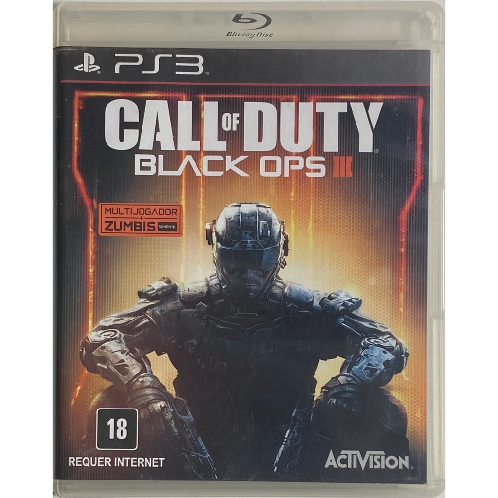 PS3 - Call of Duty: Black Ops III - Original - Mídia Física