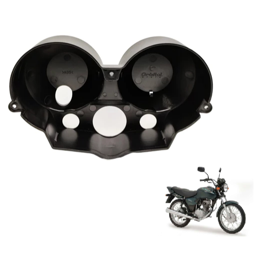 Carcaça Inferior Do Painel Moto Modelo Honda Cg Fan Titan 125 2000 a 2013