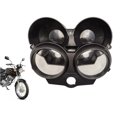 Carcaça Superior E Inferior Do Painel Moto Modelo Honda Cg Fan Titan 125 2000 a 2013
