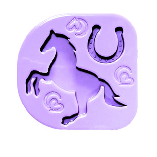 F1810 MOLDE DE SILICONE CAVALO COUNTRY FERRADURA CONFEITARIA BISCUIT em Oferta na Shopee
