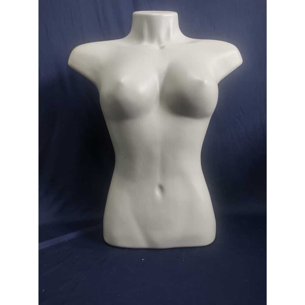 Busto Manequim Feminino De Plástico Para Comércio De Roupas