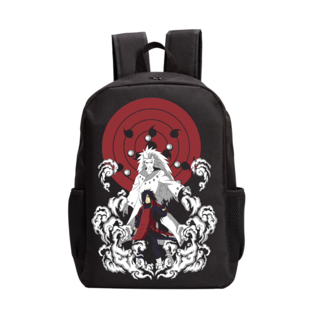 Mochila Masculina Feminina Escolar Trabalho Casual Anime Naruto "Madara Uchiha" 8