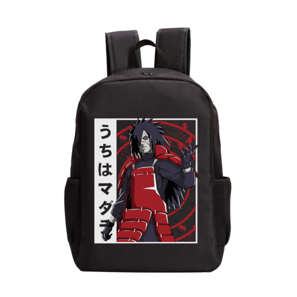 Mochila Masculina Feminina Escolar Trabalho Casual Anime Naruto "Madara Uchiha" 65