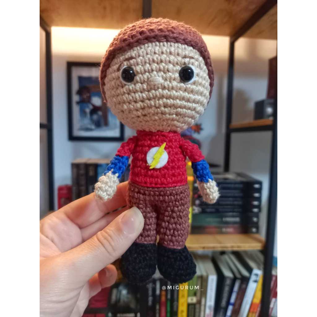 The big bang theory Sheldon Cooper amigurumi pelúcia