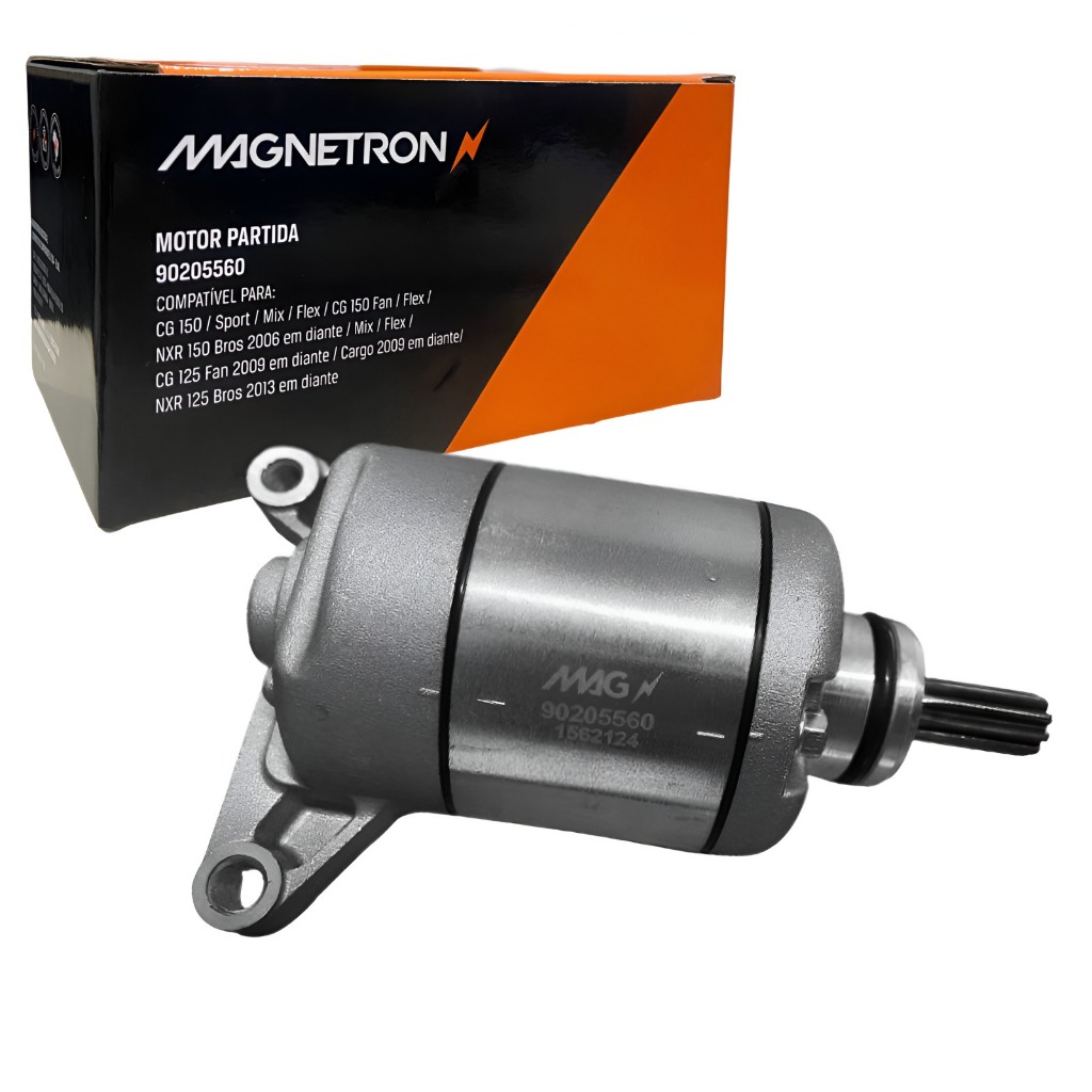 Motor de Partida Titan/ Fan/ Nxr Bros 150/ Fan 125 - Magnetron - Spare Parts and Accessories for Vehicles