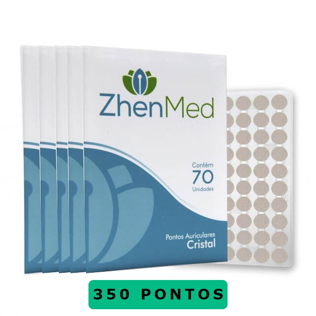 Ponto Auricular Cristal 350 Pontos Acupuntura Auriculoterapia ZhenMed em Oferta na Shopee